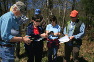 GPS training attendees outside.