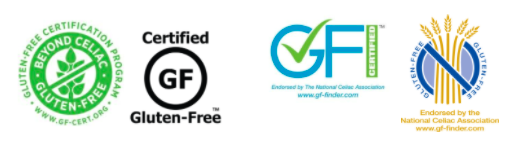 Gluten Free Certification program logos