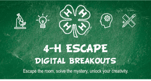 4-H Escape Room banner photo