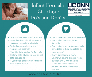 infant formula shortage infographic