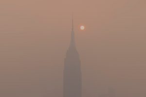 wildfire smoke in New York City